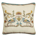 Designer French Vintage Linen Throw Pillow Cover (18" x 18" (Pack of 1) / Wensel C)