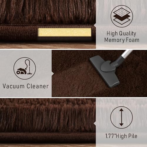 2x8 Runner Rugs for Hallway (Brown / 2' x 8' (Runner))