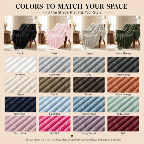 Grey Queen Size Blanket for Bed (Grey / Queen (90" x 90"))