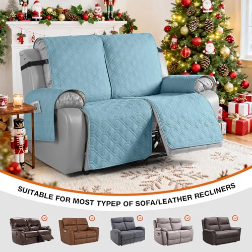 Waterproof Recliner Loveseat Covers Washable (Azuree / 2 Seater)