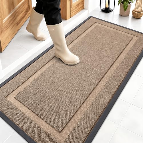 Front Door Mat Outside 47x23 (Mocha / 47" x 23")