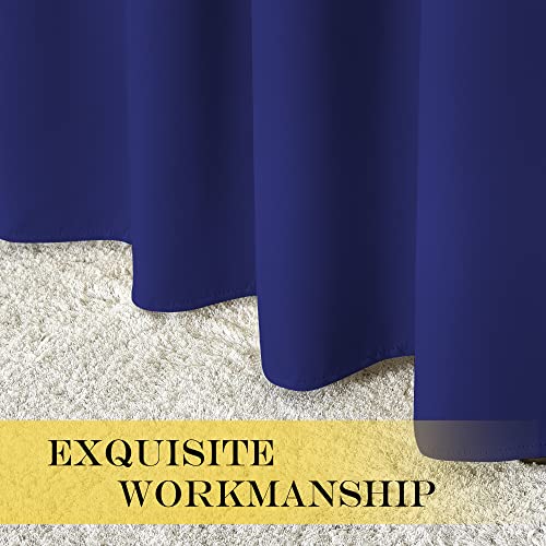 Blackout Curtains Panels for Bedroom (Navy Blue / 66"W x 72"L (Pack of 2))