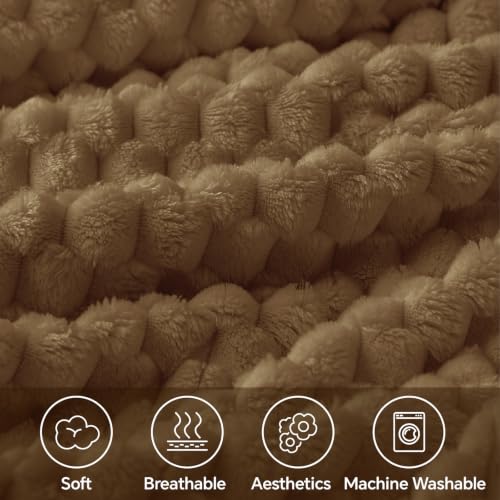 Brown Twin Blanket for Couch (Brown / Twin(60"x80"))