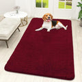 Dog Door Mat for Muddy Paws 59x32 (Burgundy / 59" X 32")