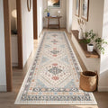 Runner Rug 2x8 Runners for Hallways Washable Rugs (Blue/Red/Multi / 2' x 8' (Runner))