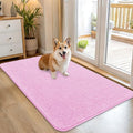 Dog Door Mat for Muddy Paws 45x27 (Pink / 45" X 27")