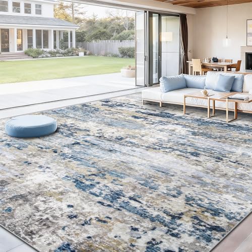 Area Rugs 10x14 Living Room (Bluegreybrown / 10' x 14' (Rectangular))