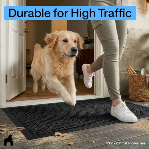 WeatherMAX Door Mat (Black Diamond / 72" x 24")