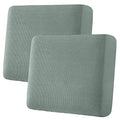 Super Stretch Individual Seat Cushion Covers Sofa Covers Couch Sets Slipcover Thick Jacquard Textured Twill Fabric (Sage / 2 Cushion Sofa)