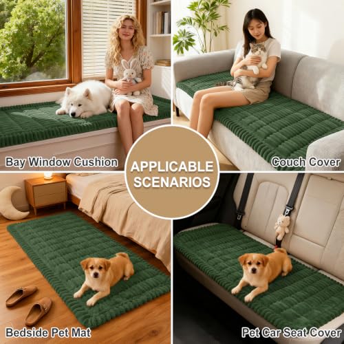 Couch Cover for Dogs (Dark Green / 27.6"x59")