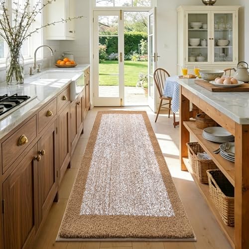 60x24 Long Bathroom Rugs Non Slip Washable (Coffee / 2' x 5' (Rectangular))