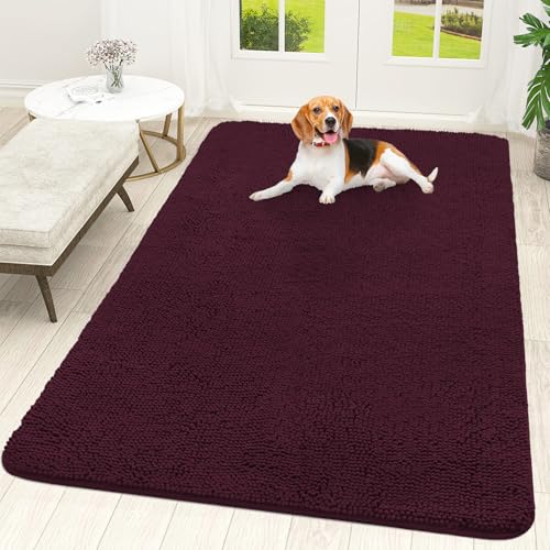 Dog Door Mat for Muddy Paws 70x46 (Russet / 70" X 46")