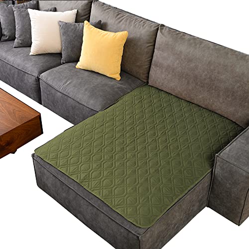 Waterproof Dog Bed Cover Pet Blanket for Furniture Bed Couch Sofa Reversible (40x50 Inch (Pack of 1) / Green+navy Blue)