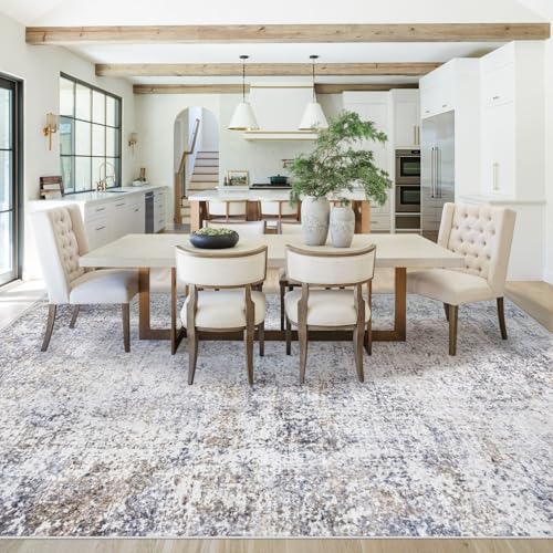 8x10 Area Rugs for Living Room (Blue Grey / 8' x 10' (Rectangular))