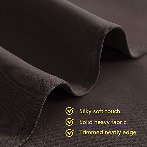 Blackout Curtain Panels for Kids Room (Toffee Brown / 42"W x 72"L (Pack of 2))