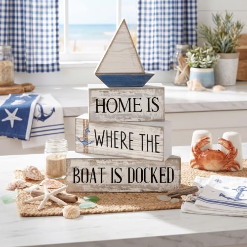 4 Pcs Farmhouse Table Decoration (Home Boat)