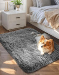 Small Rug Upgrade Non Slip Throw Bedside Area Rugs (1- Grey / 2' x 3' (Rectangular))