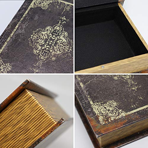 Wooden Decorative Book Boxes 3 (Vintage)