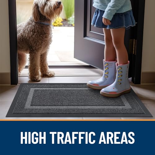 Front Door Mat Outside 59x30 (Grey / 59" x 30")