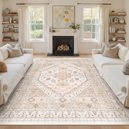 8x10 Area Rugs for Living Room (Pink/Grey / 8' x 10' (Rectangular))