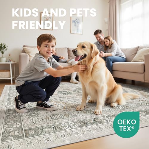 8x10 Area Rugs for Living Room (Brown/Grey / 8' x 10' (Rectangular))