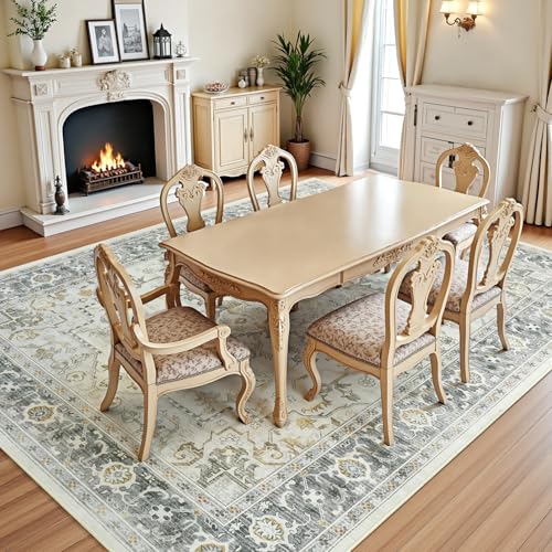 8x10 Taupe Grey Rugs for Bedroom Living Room (Sunflower Grey/Taupe / 8' x 10' (Rectangular))