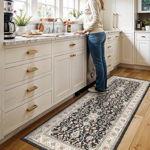 Black 3x7 Area Rugs for Bedroom (Black / 3' x 7' (Rectangular))