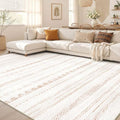 Area Rug Living Room Rugs (Beige Brown / 6' X 10' (Rectangular))