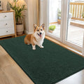 Dog Door Mat for Muddy Paws 54x32 (Blackish Green / 54" X 32")