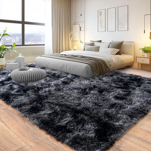 8x10 Rug for Living Room (Dark Grey / 8' x 10' (Rectangular))