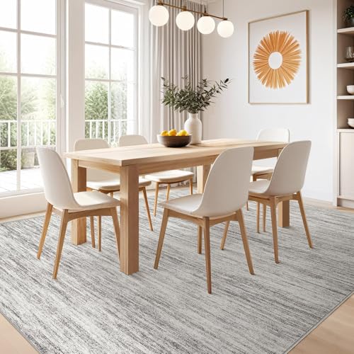Boho 5x8 Area Rug Living Room Rugs Machine Washable Grey (A-grey / 5' x 8' (Rectangular))