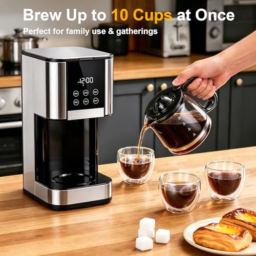 10 Cup Programmable Coffee Maker (13.19 Inch)