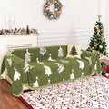 71"X102" Chair Christmas Couch Cover (71" x 102" / 6# Christmas Green)