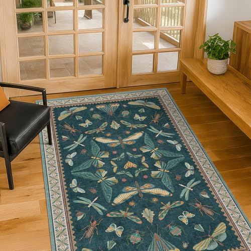 Teal 3x4 Entryway Rug (3' x 4' (Rectangular) / Teal)