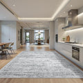 6x9 Area Rugs for Living Room (Grey/Ivory / 6' x 9' (Rectangular))