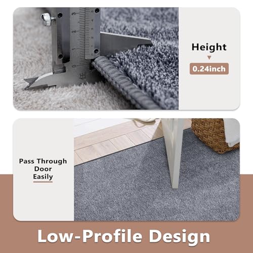 8x10 Large Grey Blue (09 Grey Blue/White / 8' x 10' (Rectangular))