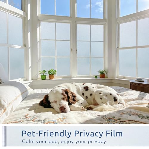 Frosted Glass Window Privacy Film (Frosted White / 23.6" x 157.4")