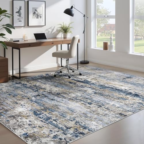 Area Rugs 6x9 for Living Room (Bluegreybrown / 6' x 9' (Rectangular))