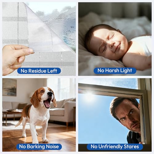 Window Privacy Film Rainbow (Clear / 23.6" x 78.7")