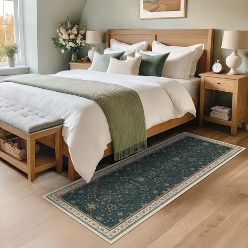 Dark Green 2x6 Kitchen Rug (2' x 6' (Runner) / Dark Green)