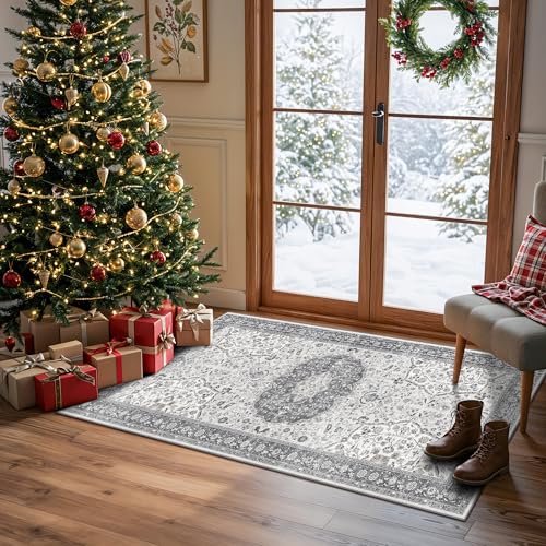 Washable 2x4 Kitchen Sink Rugs (2x4 / Grey)