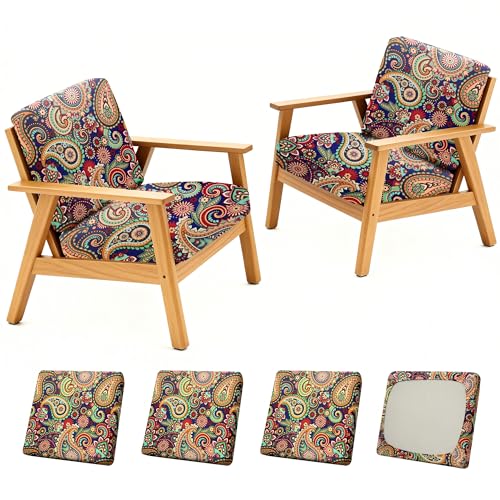 4 Pcs Outdoor Cushion Covers (Blue Helenium / 4PCS)
