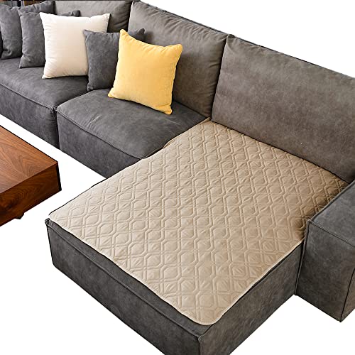 Waterproof Blanket Reversible Dog Bed Cover Pet Blanket for Furniture Bed Couch Sofa (40x50 Inch (Pack of 1) / Beige)