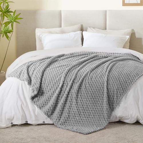 Grey Throw Blanket for Couch (Grey / Throw(50"x60"))
