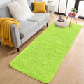 2x6 Machine Washable Runner Rugs for Hallway (2x6 Ft / Lime Green)
