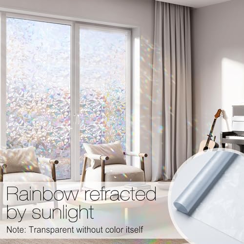 Rainbow Window Privacy Film (17.5" x 78.7" / Clear)