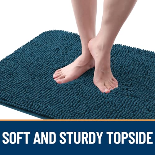 Dog Door Mat for Muddy Paws 47x17 (Atlantic Blue / 47" X 17")