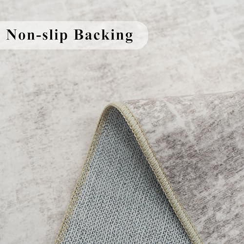 Abstract 2x10 Kitchen Rug Runners (2' x 10' (Rectangular) / Beige/Cream)