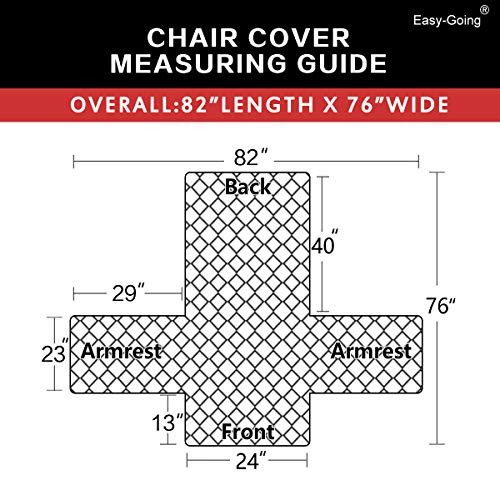 Reversible Couch Cover (Wine/Beige / Small Chair)