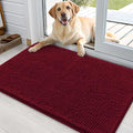 Dog Door Mat for Muddy Paws 36x24 (Burgundy / 36" X 24")